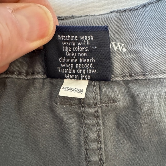 Croft &‎ Barrow Men's 44 Chino Cargo Shorts Gray Outdoor Hiking Utility Camping - Picture 7 of 13